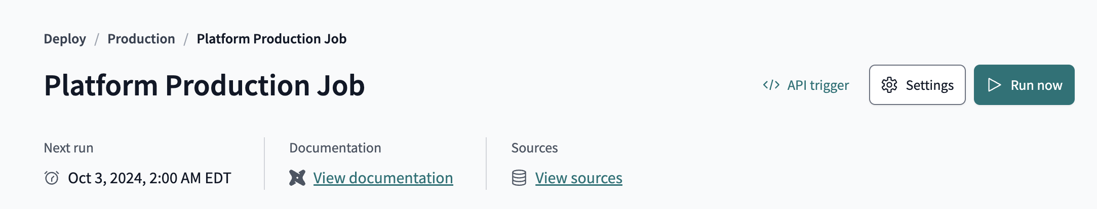 Run the jobs Run the jobs